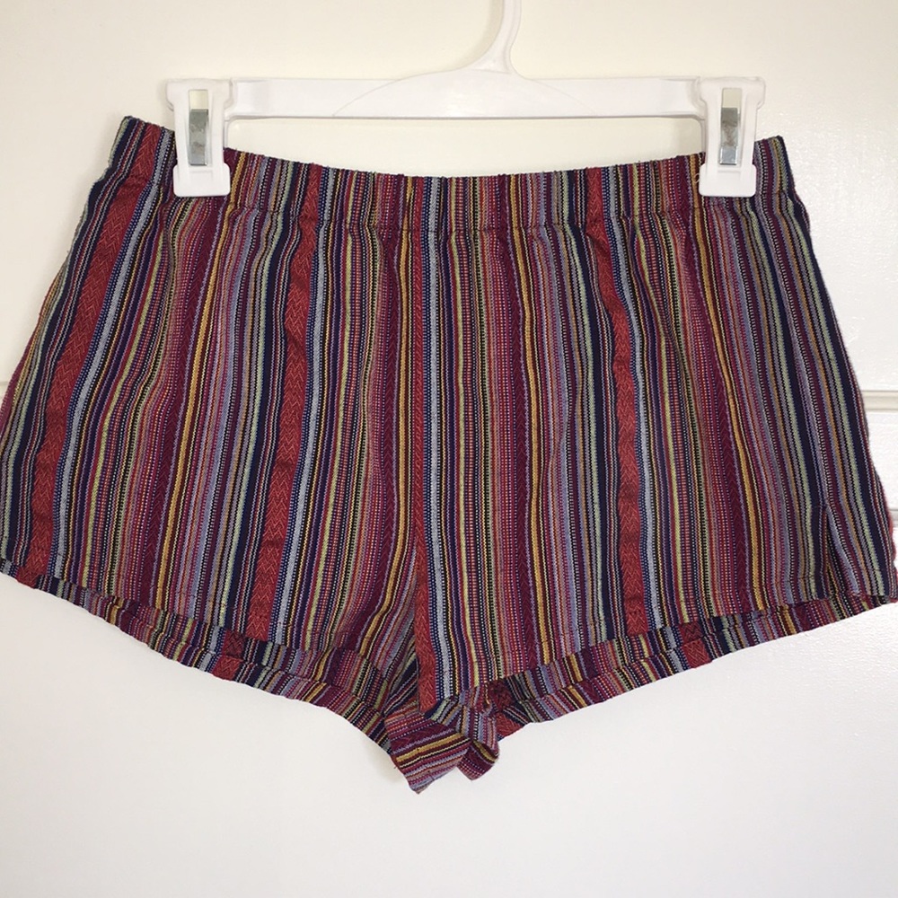 Forever 21 Colorful Striped Shorts